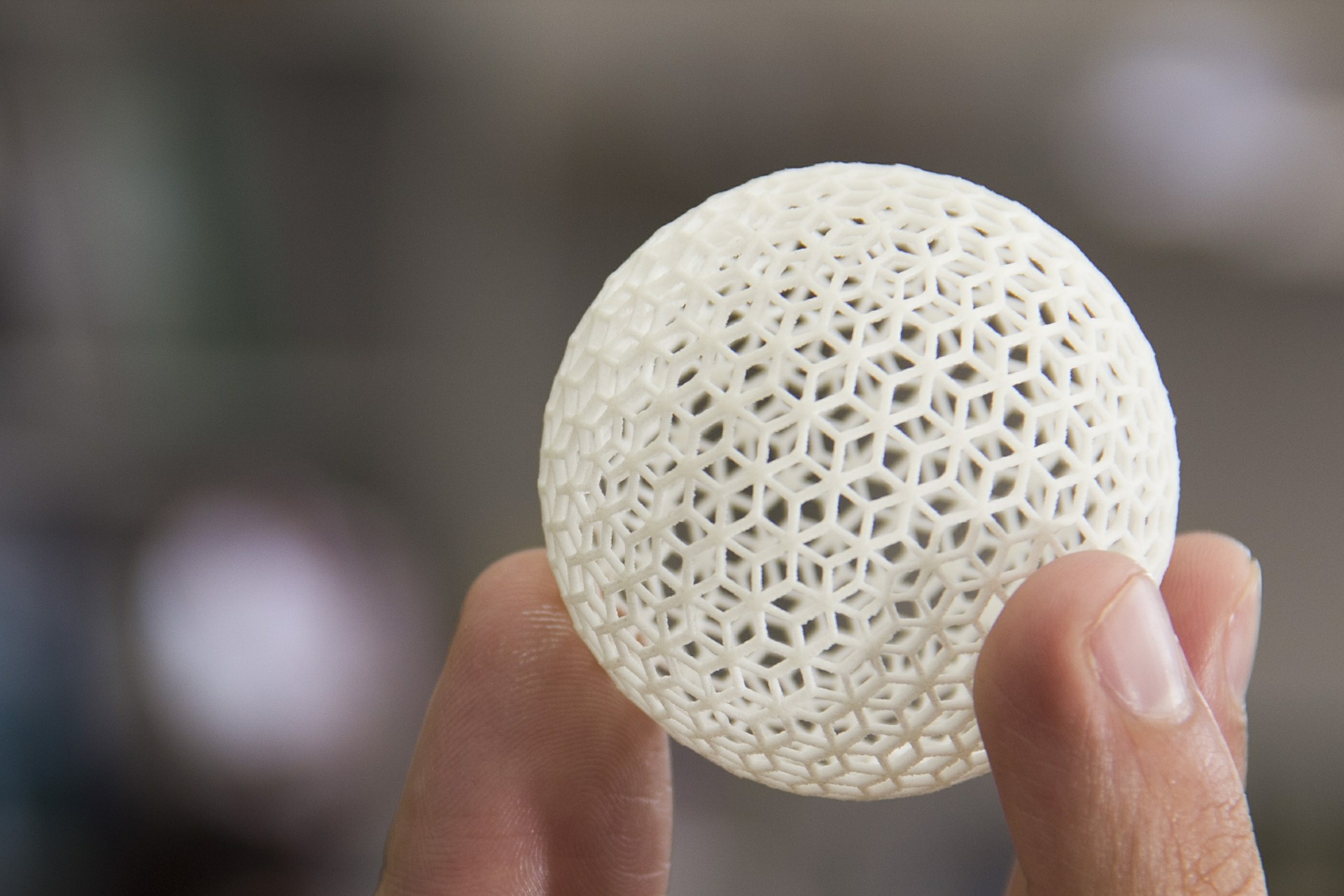 3D gedruckter Ball